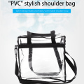 PVC shoulder bag PVC crossbody bag Fashion shoulder large capacity crossbody bag